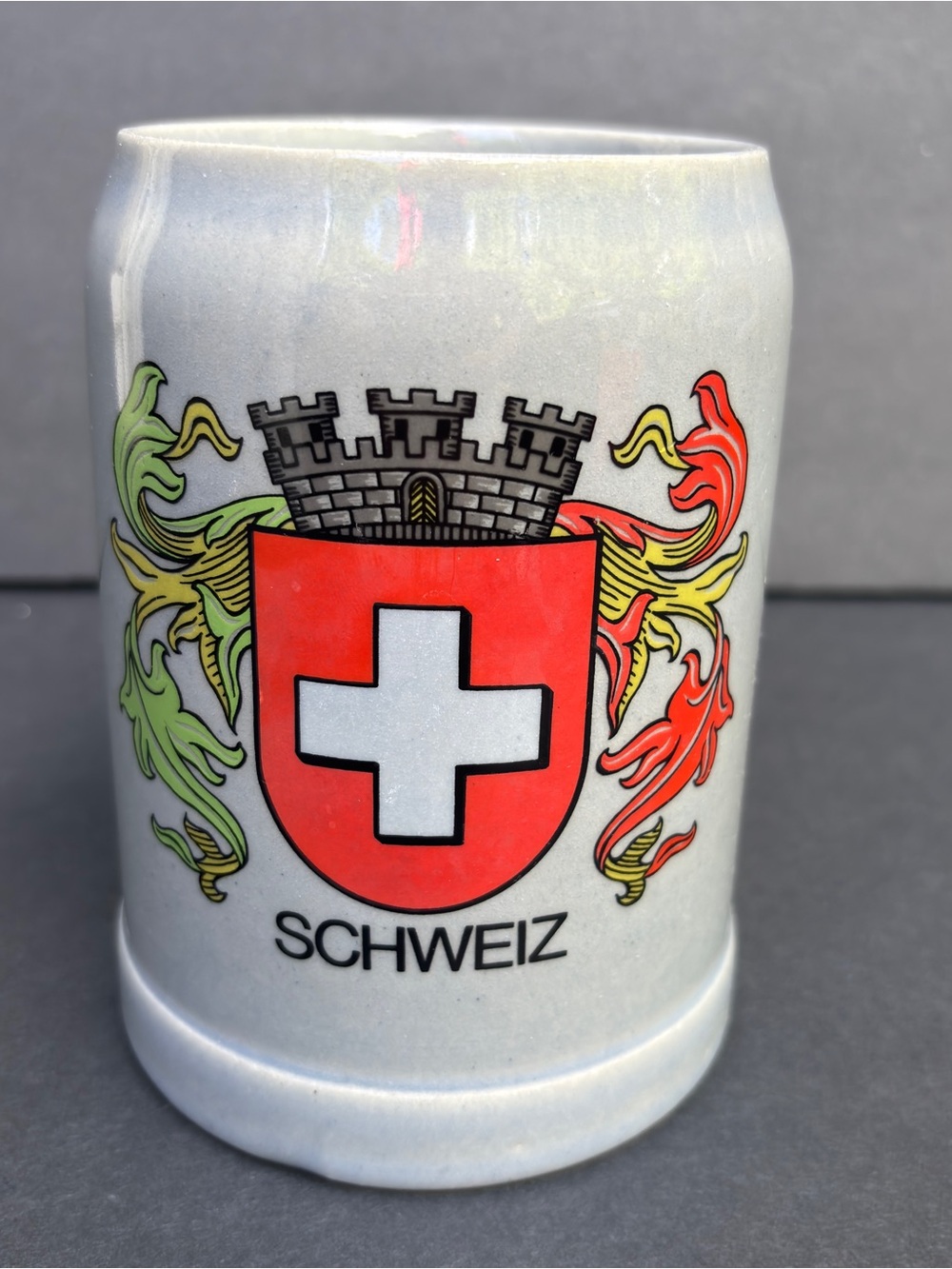 Gerz West Germany Schweiz Ceramic 0.5 Liter Stein Marked